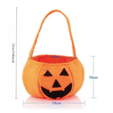 Plush Pumpkin Trick or Treat Bag
