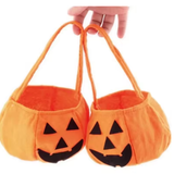 Plush Pumpkin Trick or Treat Bag