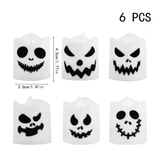 Halloween LED Decorative Candles – 6 Pack